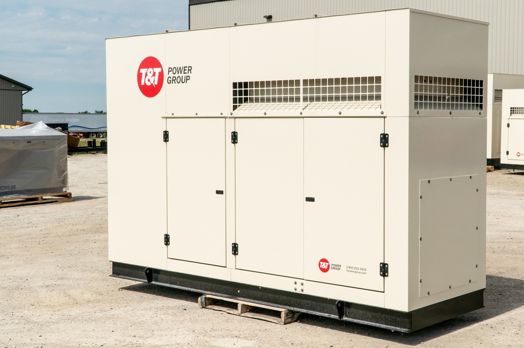 80 kW Natural Gas Generator Prime 120 240V T T Power Group